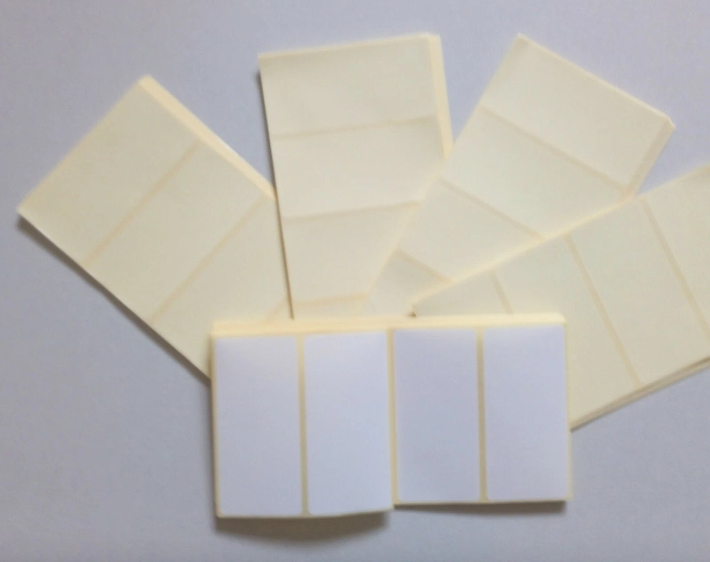 120 x Plain White Stickers. Self Adhesive address labels. 100x50mm. Sticky.