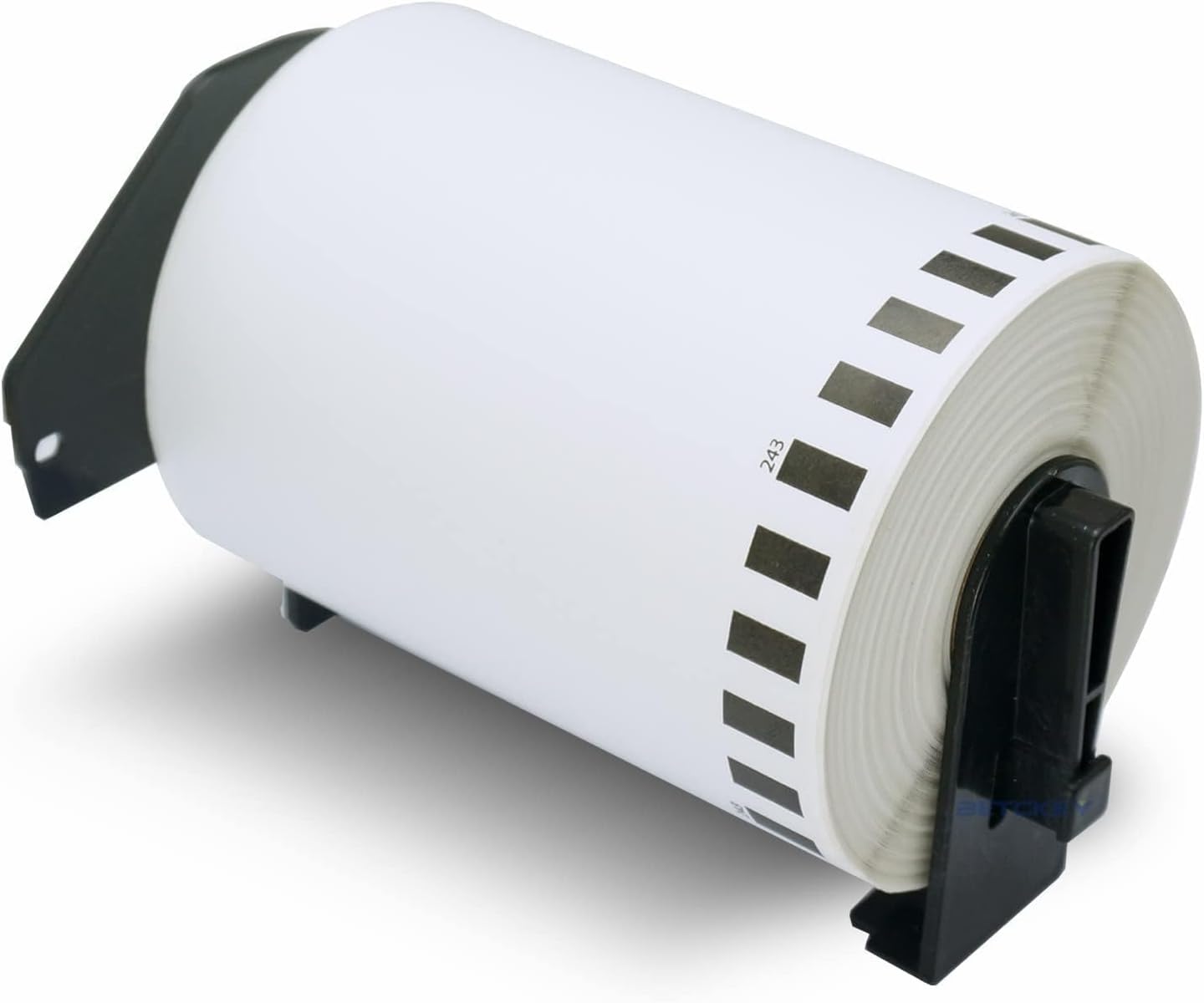 Compatible DK-22243 Continuous Label Roll – 102mm x 30.48m (Black on White) – Subscribe & Save 10%