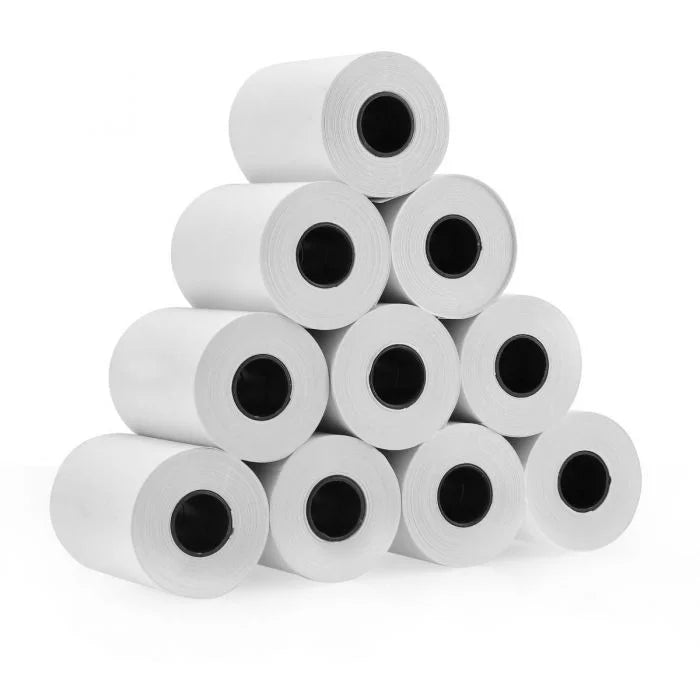 100 Rolls of 57x40 mm Thermal Paper Till Rolls, fits DELIVEROO SUMNI V2, Uber Eats Star SM-L200 Cash Register Receipt