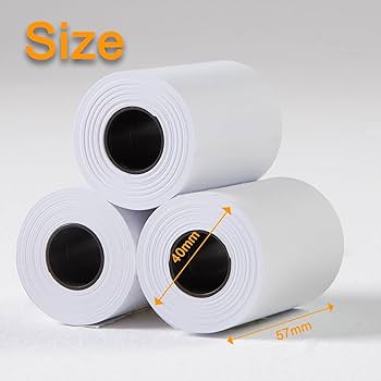 Thermal Paper Till Rolls 57mm x 40mm – 400 Pack for Star SM-L200 (Uber Eats Compatible)
