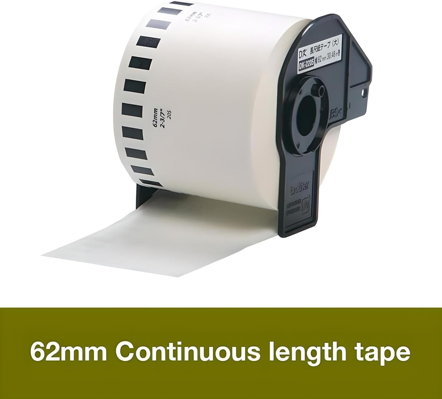 Brother Compatible DK-22205 Continuous Label Roll | 62mm x 30.48m