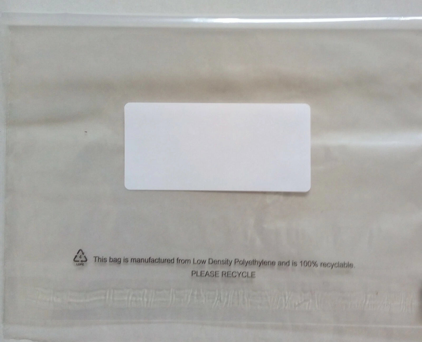 120 x Plain White Stickers. Self Adhesive address labels. 100x50mm. Sticky.