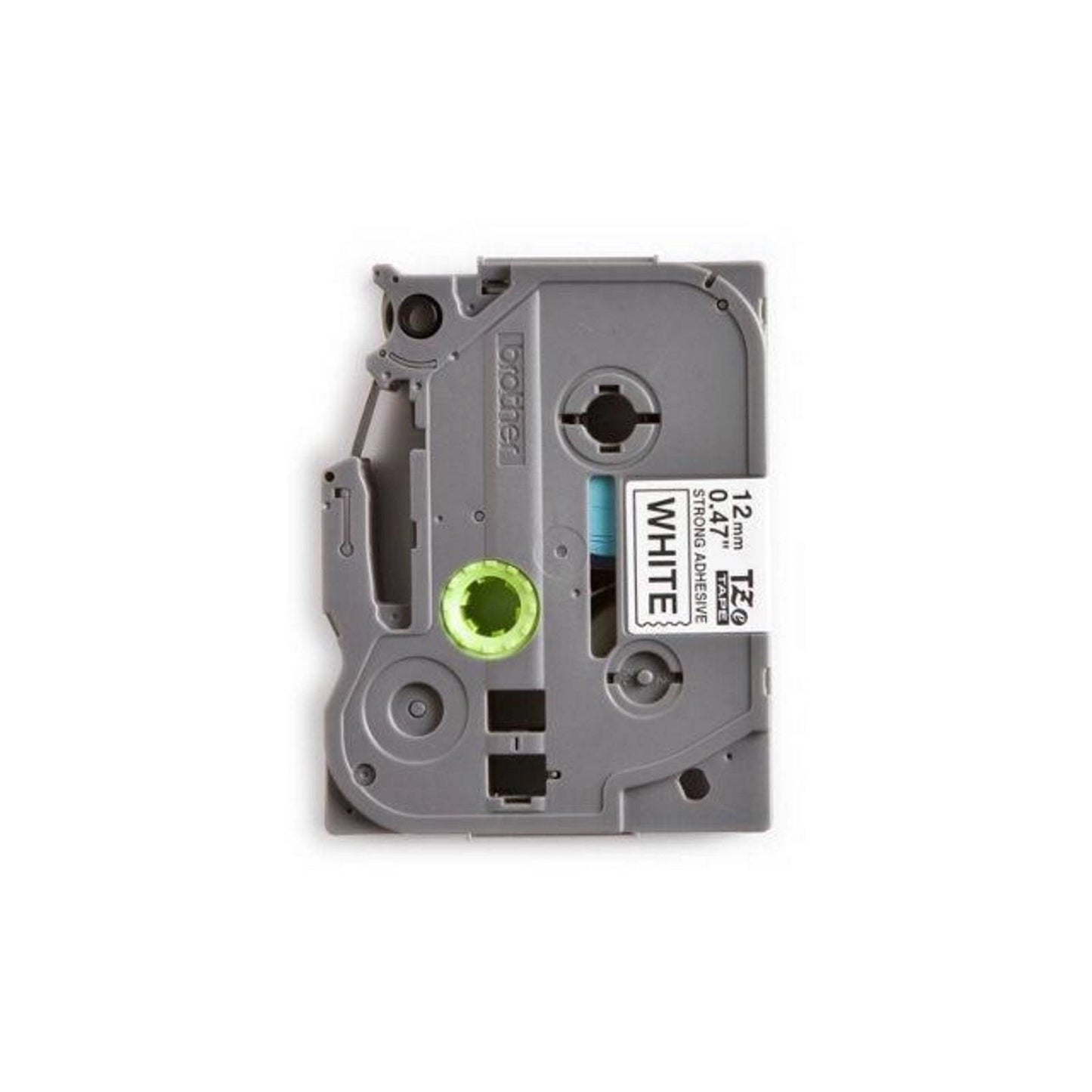 Brother TZe-S231 12mm black on white strong adhesive laminated label tape for P-Touch printers