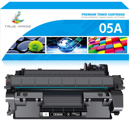 Black toner cartridge 05A CE505A compatible with HP LaserJet P2055dn, P2035, and P2055 printers