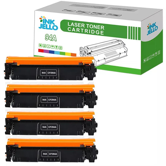 4-pack CF294A black toner cartridges compatible with HP LaserJet Pro M118dw, M148dw, M148fdw printers