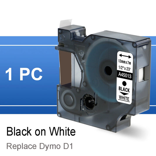 Compatible Dymo D1 Label Tape 12mm 45013 45010 40913 Label Manager 160 280 360D