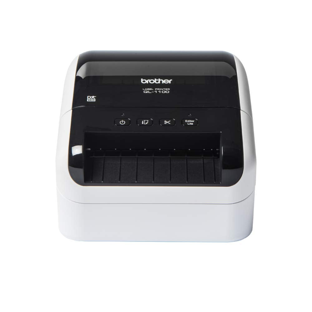 Brother QL-1100 Wide Format Thermal Label Printer – 4-inch (102mm) High-Speed Labeling