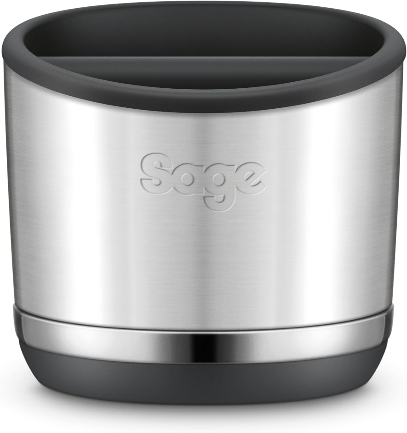 sage the knock box 10 black stainless steel