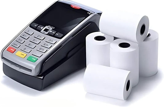 100 Rolls of 57x40 mm Thermal Paper Till Rolls, fits DELIVEROO SUMNI V2, Uber Eats Star SM-L200 Cash Register Receipt