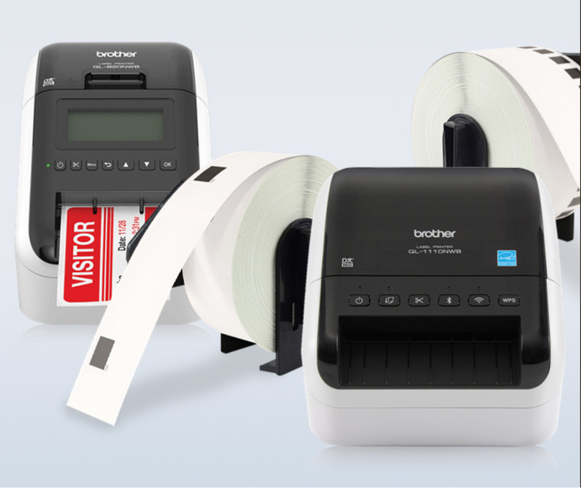 “Label rolls for printers with UK delivery.”